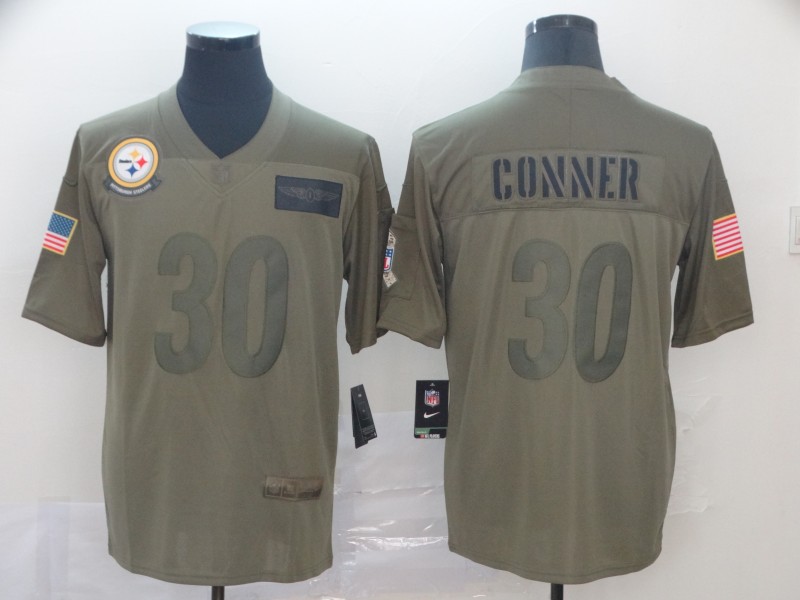 Nike Steelers 30 James Conner 2019 Olive Salute To Service Limited Jersey,We sell and wholesale Nike Steelers 30 James Conner 2019 Olive Salute To Service Limited Jersey on line form chian!